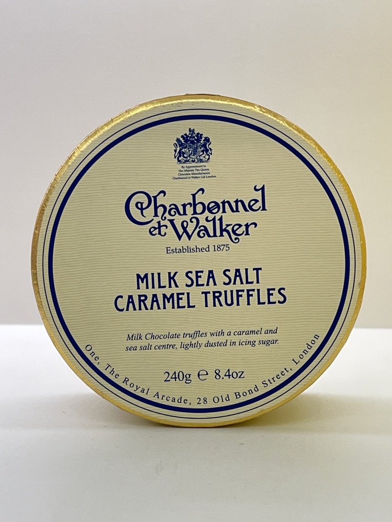 240g milk sea salt caramel truffles