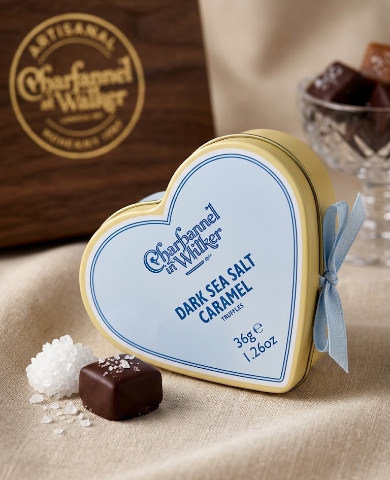 36g dark  sea saltcaramel -heart