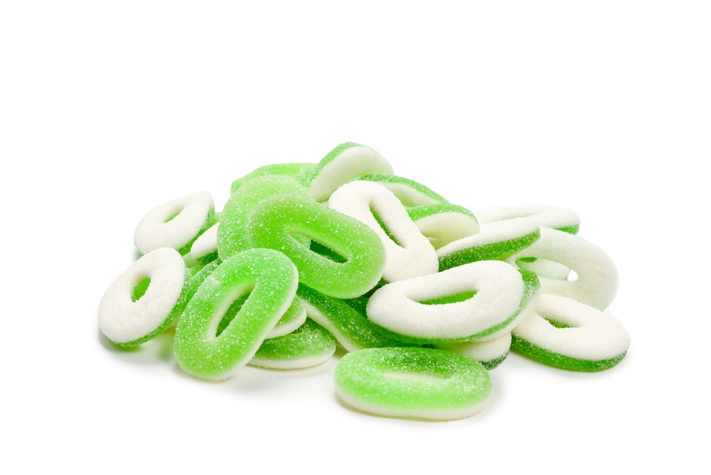Jelly Sugared Big  Apple Rings