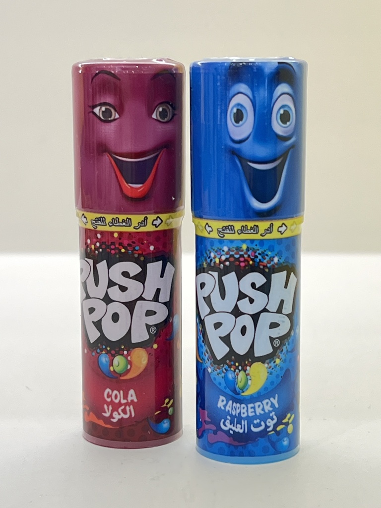 BAZOOKA PUSH POP COLA RASBERRY 