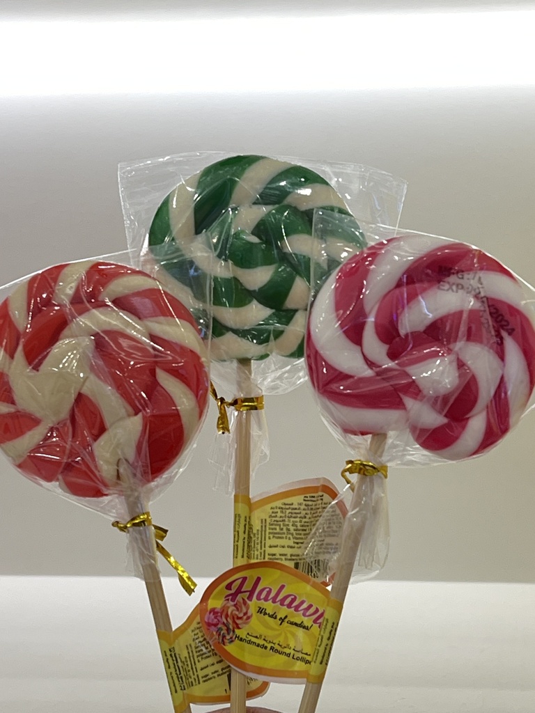 MIX COLOR ROUND LOLLIPOP 40g 