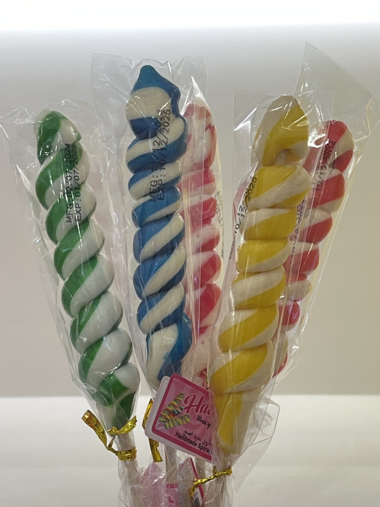 MIX COLOR SPIRAL LOLLIPOP 40g