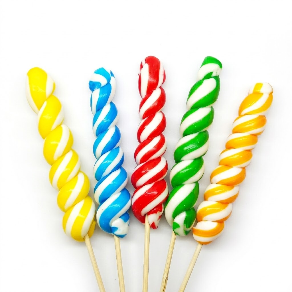 RAINBOW SPIRAL LOLLIPOP 40g