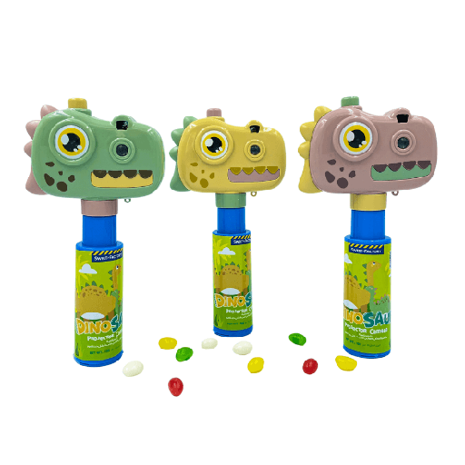 [1420007] PROJECTOR CAMERA CANDY TOYS 10g / ديناصور برجيجتور كاميرا  تويس