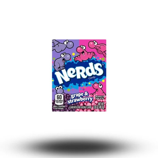 [1310012] NERDS GRAPE/STRAWBERRY 46.7g 