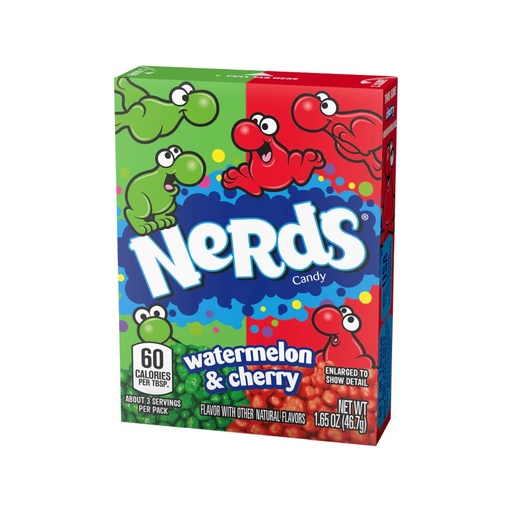 [1310015] NERDS  WATERMELON CHERRY 46.7g