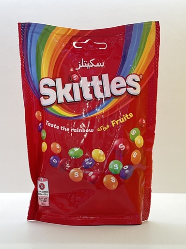 [1312007] SKITTLES CHEWY LENS FRUITS 152g / سكيتلس فاكهة العدسات